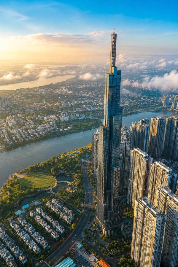 CĂN HỘ CAO CẤP LANDMARKS - VINHOMES CENTRAL PARK - 豪华公寓Landmark - B&B Ho Chi Minh City