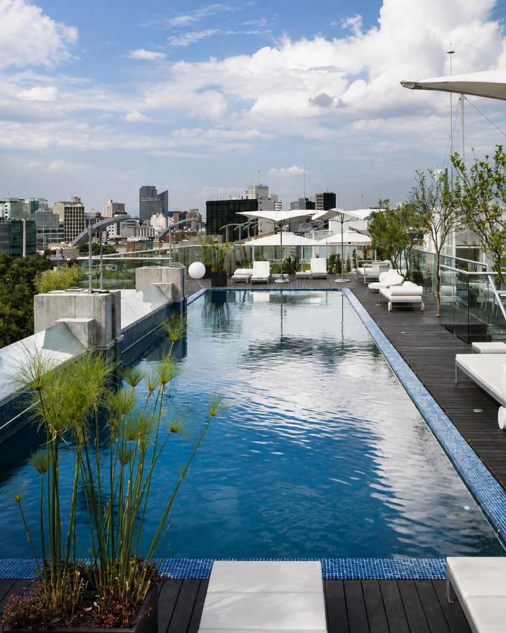 Condesa 2 Bd 2 Story apt with Private patio,Pool, Gym, security 24 7 and park view - B&B Ciudad de México