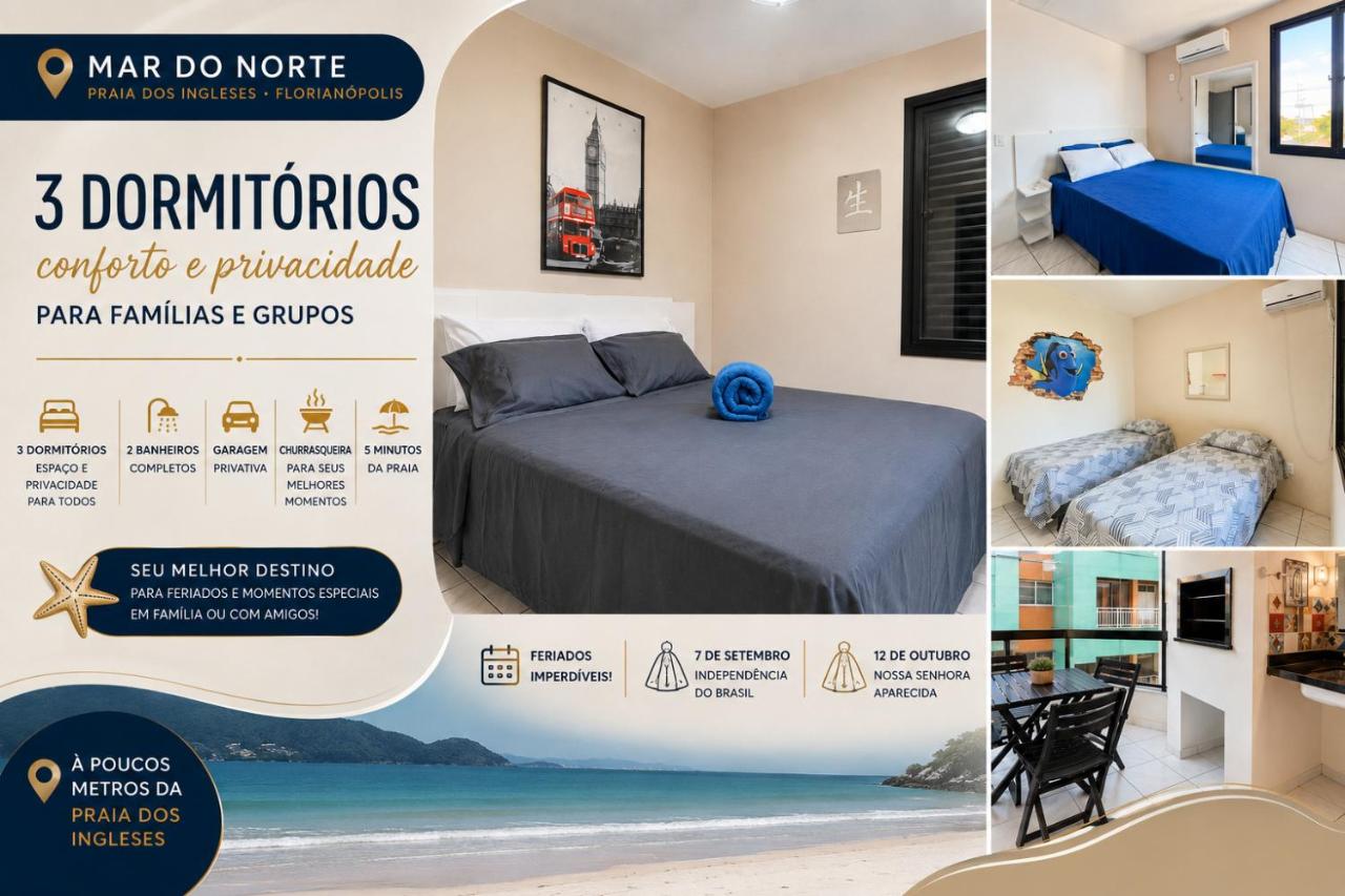 Mar do Norte localização estratégica onde você faz tudo à pé nos Ingleses - Chambres d'hôtes Florianópolis