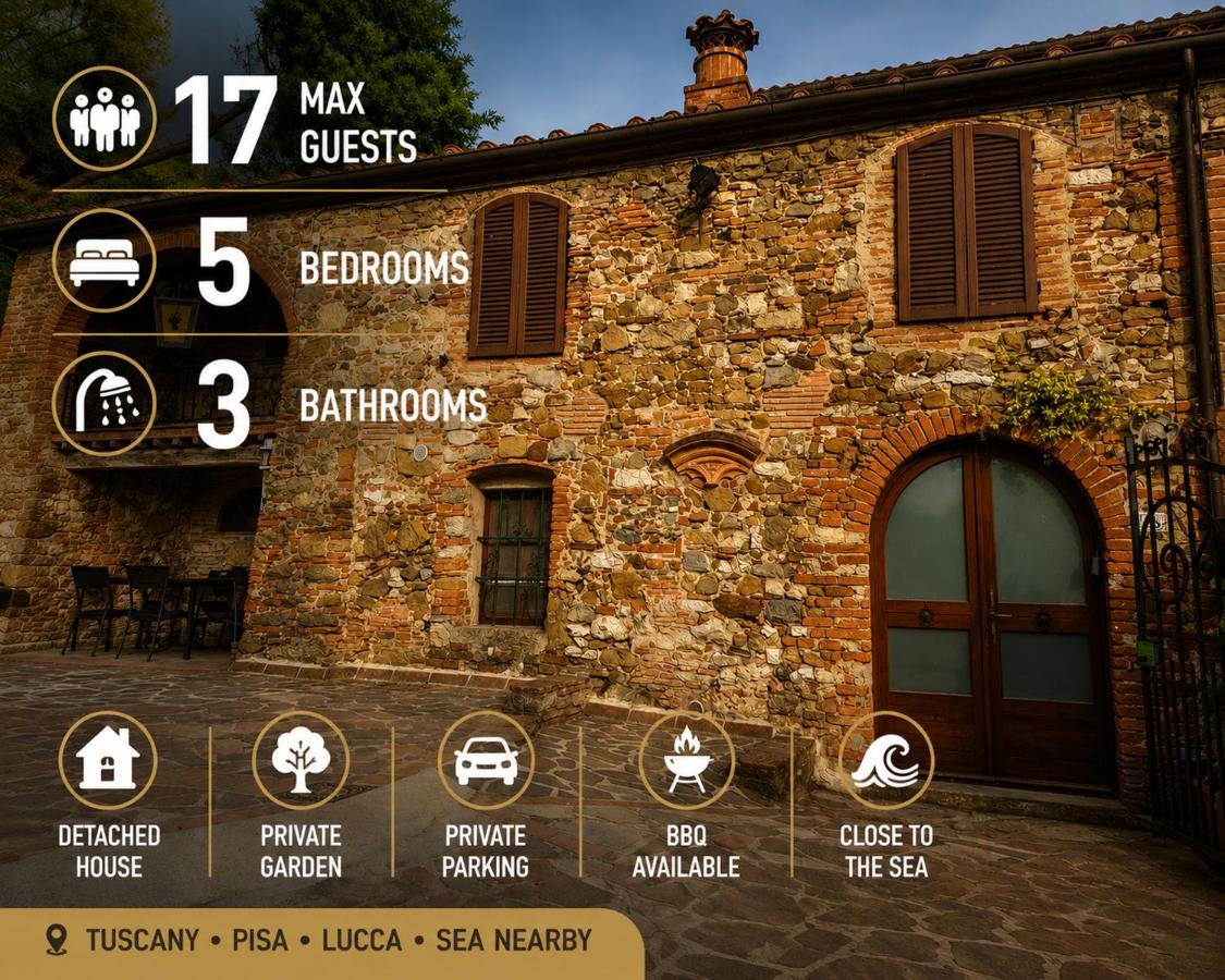 Vacation Home Tuscany Pisa-Lucca 2 - Ferienwohnung Filettole