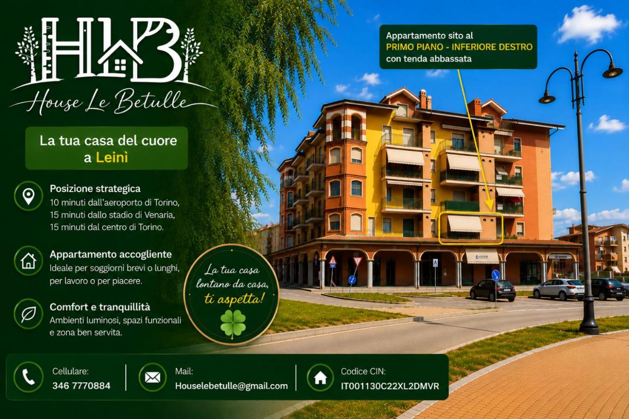 House Le Betulle - B&B Leinì