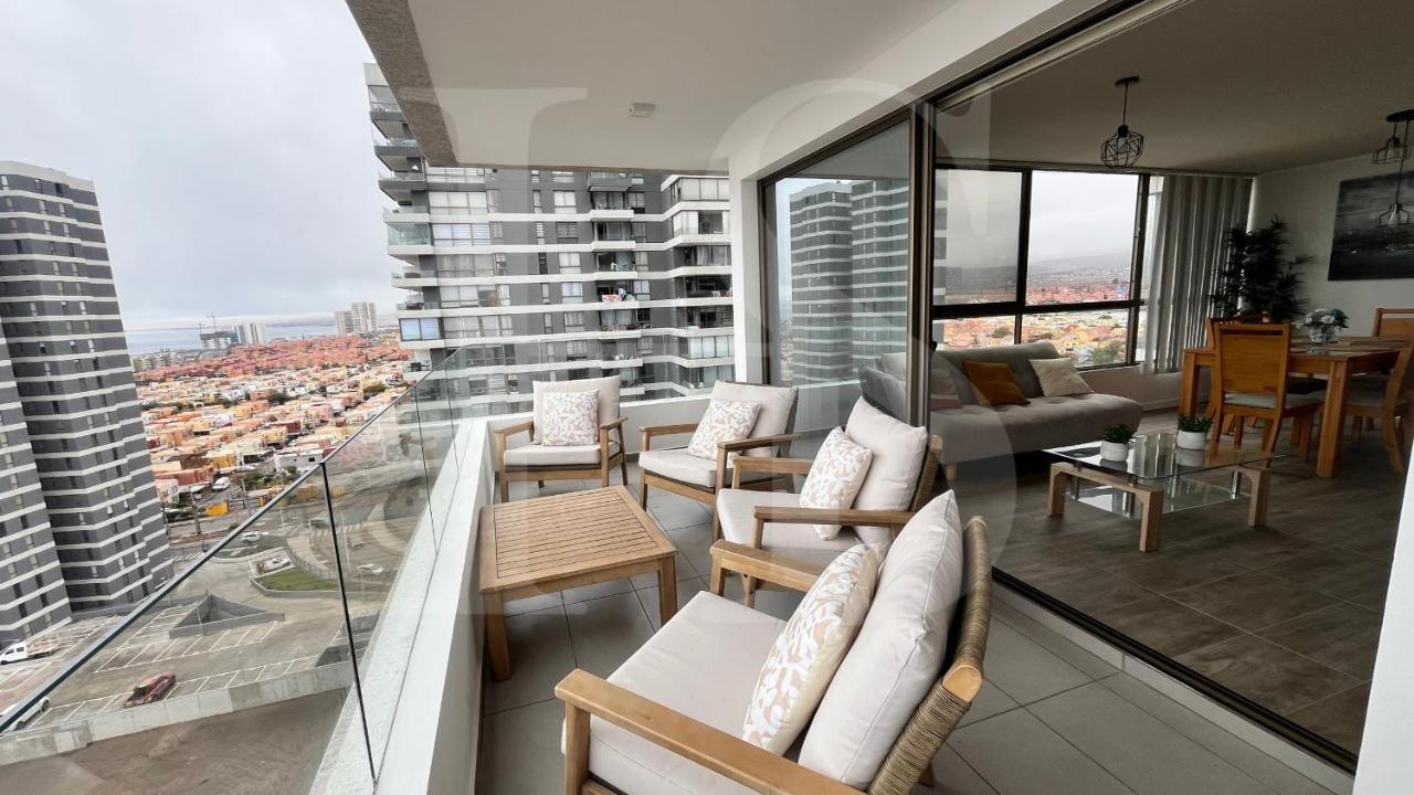 Departamento Moderno Familiar vista al mar & terraza - Chambres d'hôtes Antofagasta