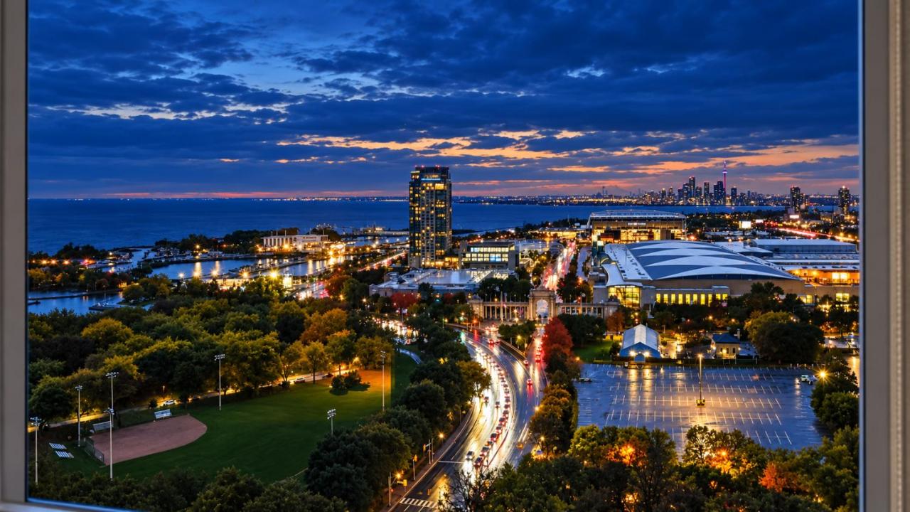 Skyline & Lake Views - Luxury Downtown Suite - Pool - GYM - Hot Tub - Bed and Breakfast Toronto