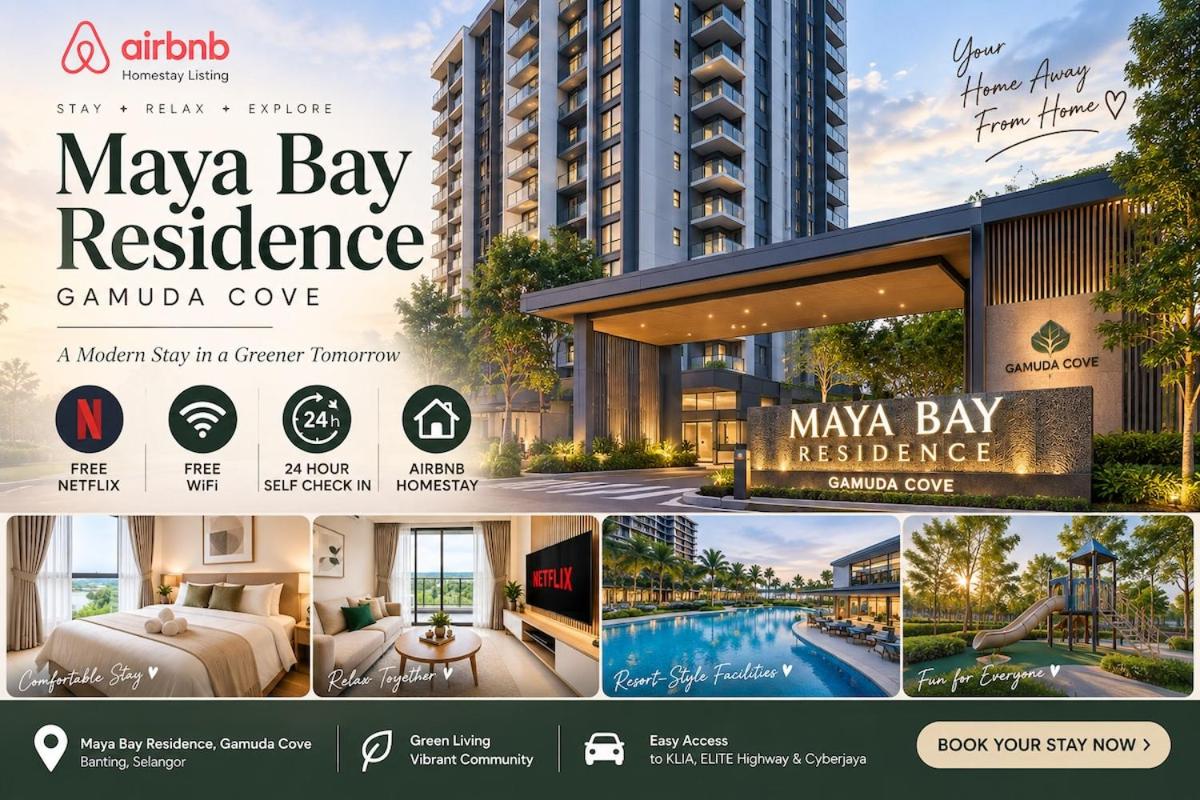 Maya Bay Residences Gamuda Cove near SplashMania and KLIA - B&B Banting
