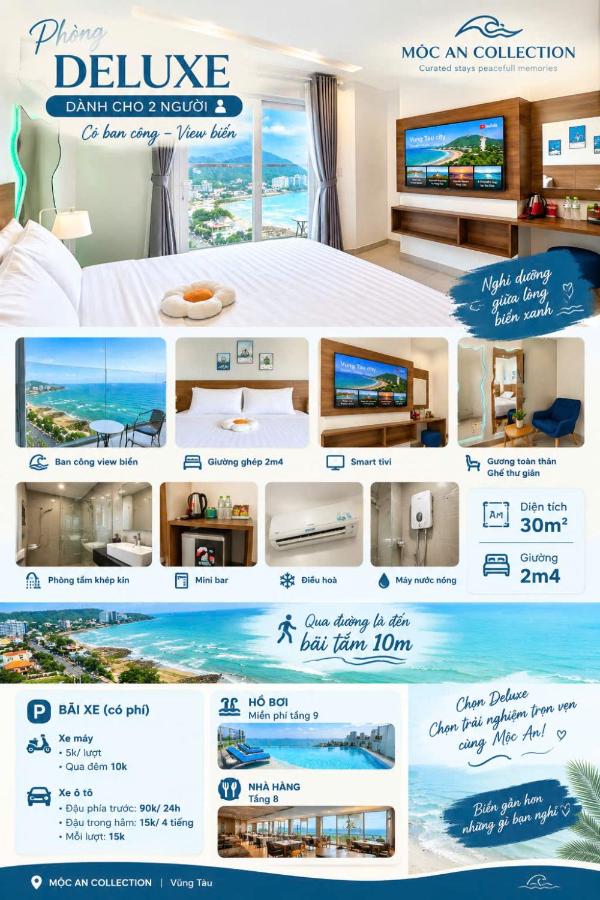 Deluxe Doppelzimmer mit Balkon und Meerblick