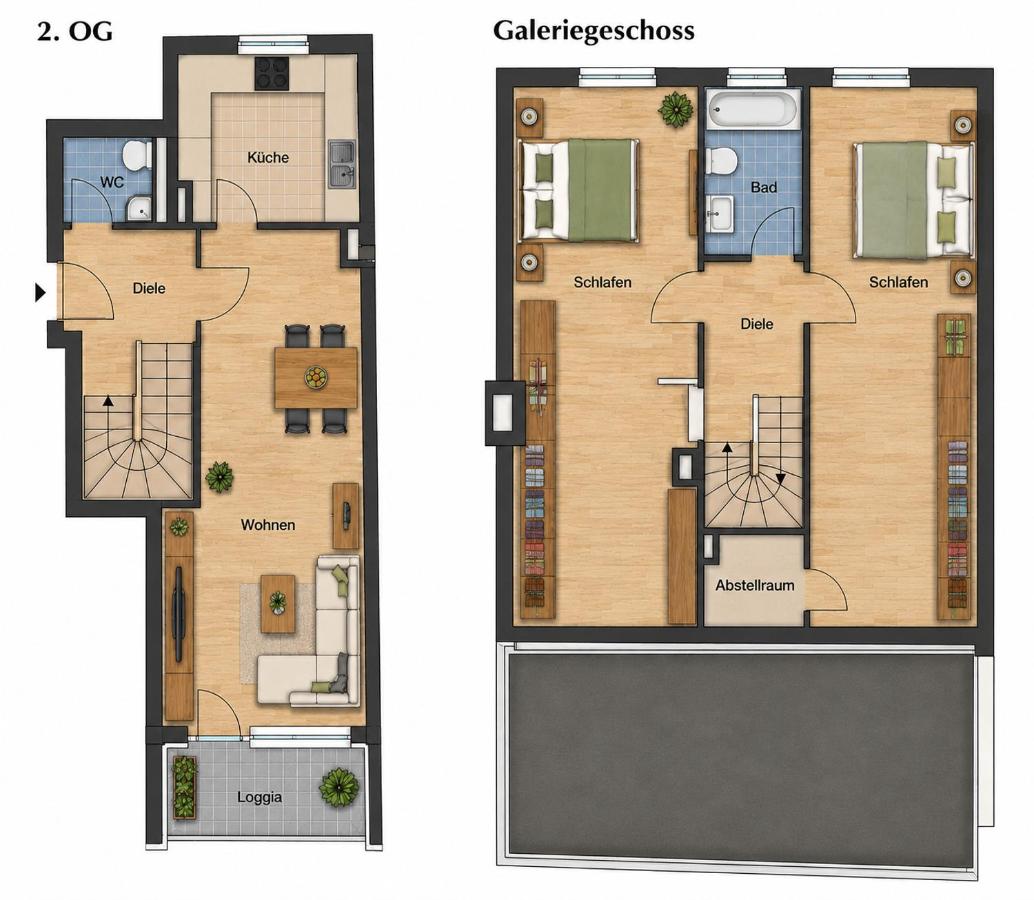 Garching Central Maisonette - B&B Garching