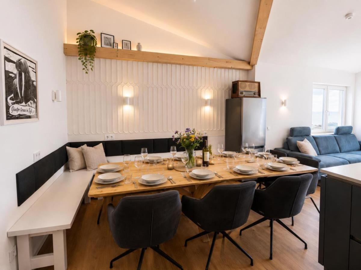 Panorama Suite XL im Ferienhaus Urban mit Meerblick Strandkorb für bis zu 10 Personen - Chambres d'hôtes Timmendorfer Strand