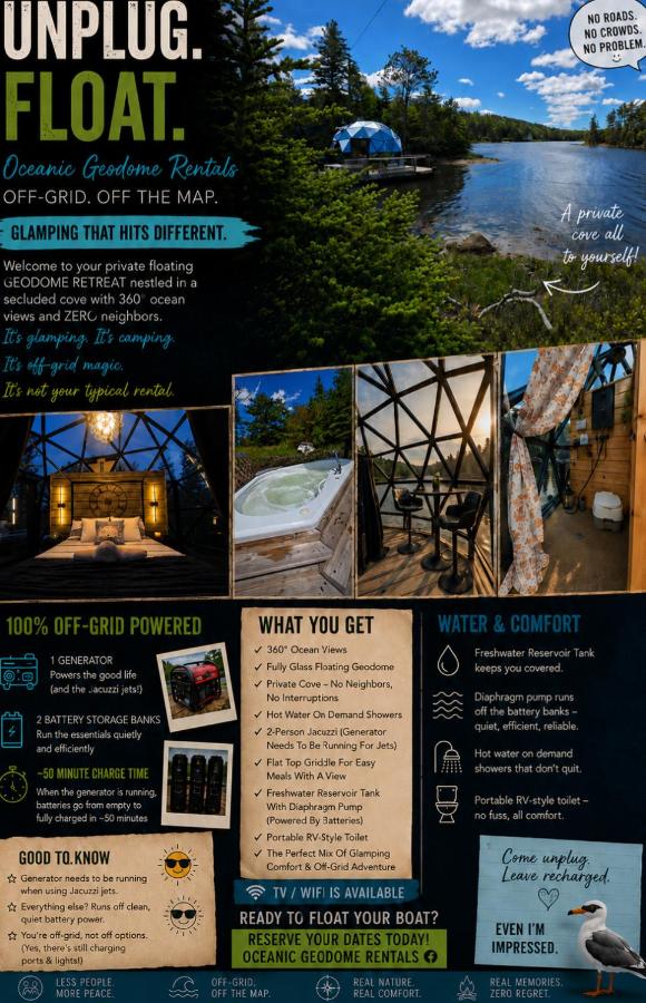 Oceanic geodome - B&B French Village