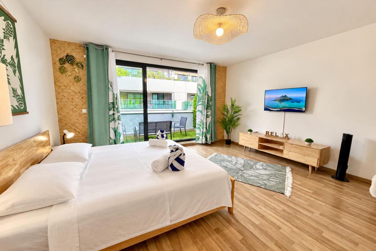 Studio Tehetu City - heart of Papeete - WiFi AC park - 3 people - B&B Papeete