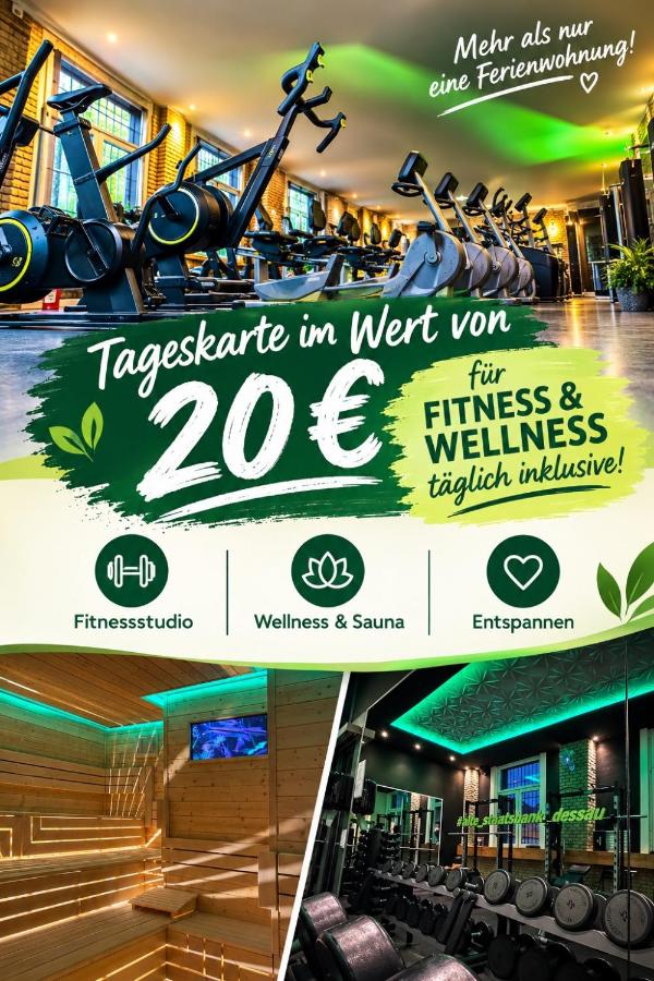 Wohnen inklusive Fitness & Wellness in der Alten Staatsbank - Ferienwohnung Dessau