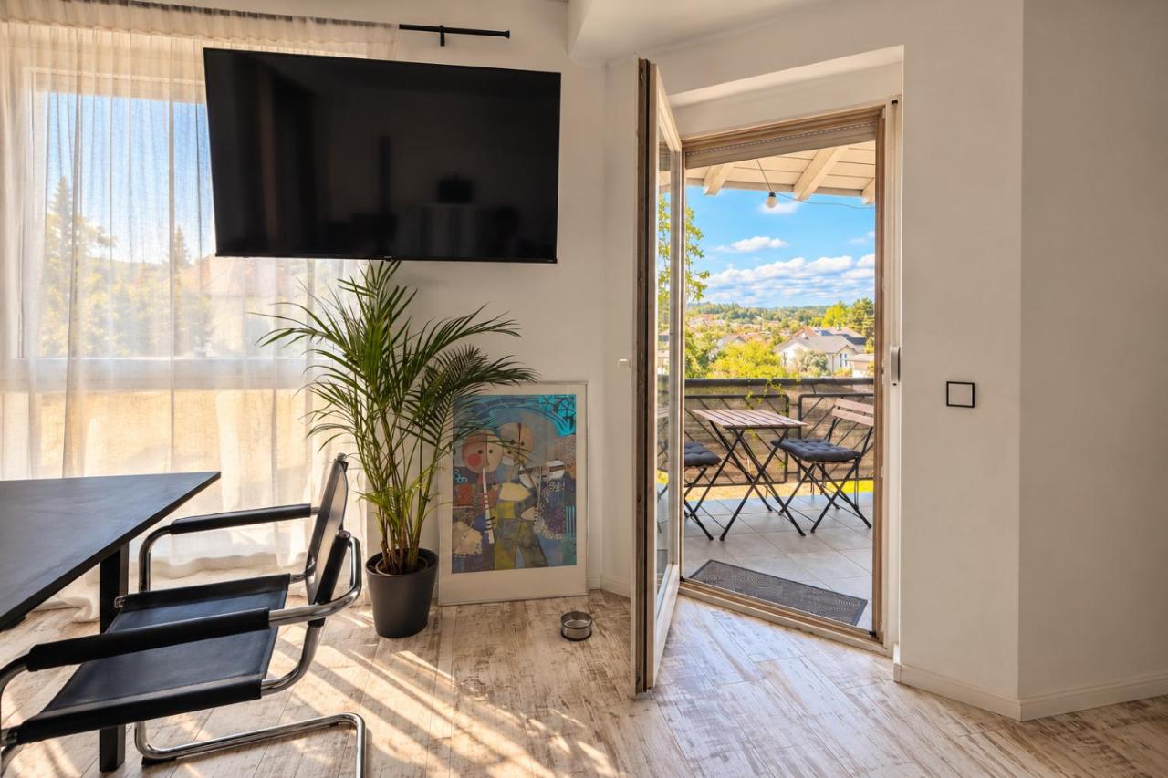Maisonette mit Balkon & Parkplatz nahe Schweizer Grenze - B&B Küssaberg