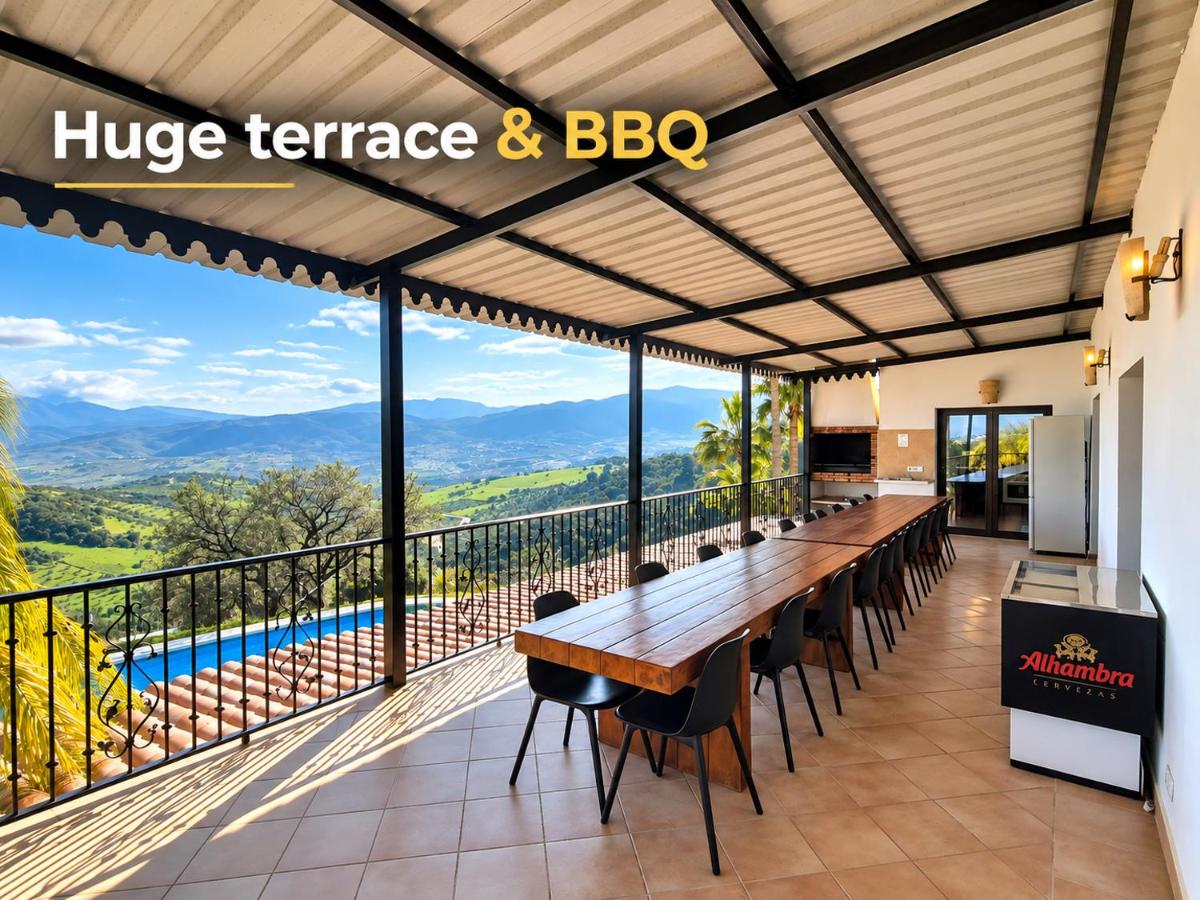 Private Mansion 7 bedroom, 6 bathrooms & private pool with spectacular views over entire Costa del Sol 'SAN JACINTO' - B&B Tolox