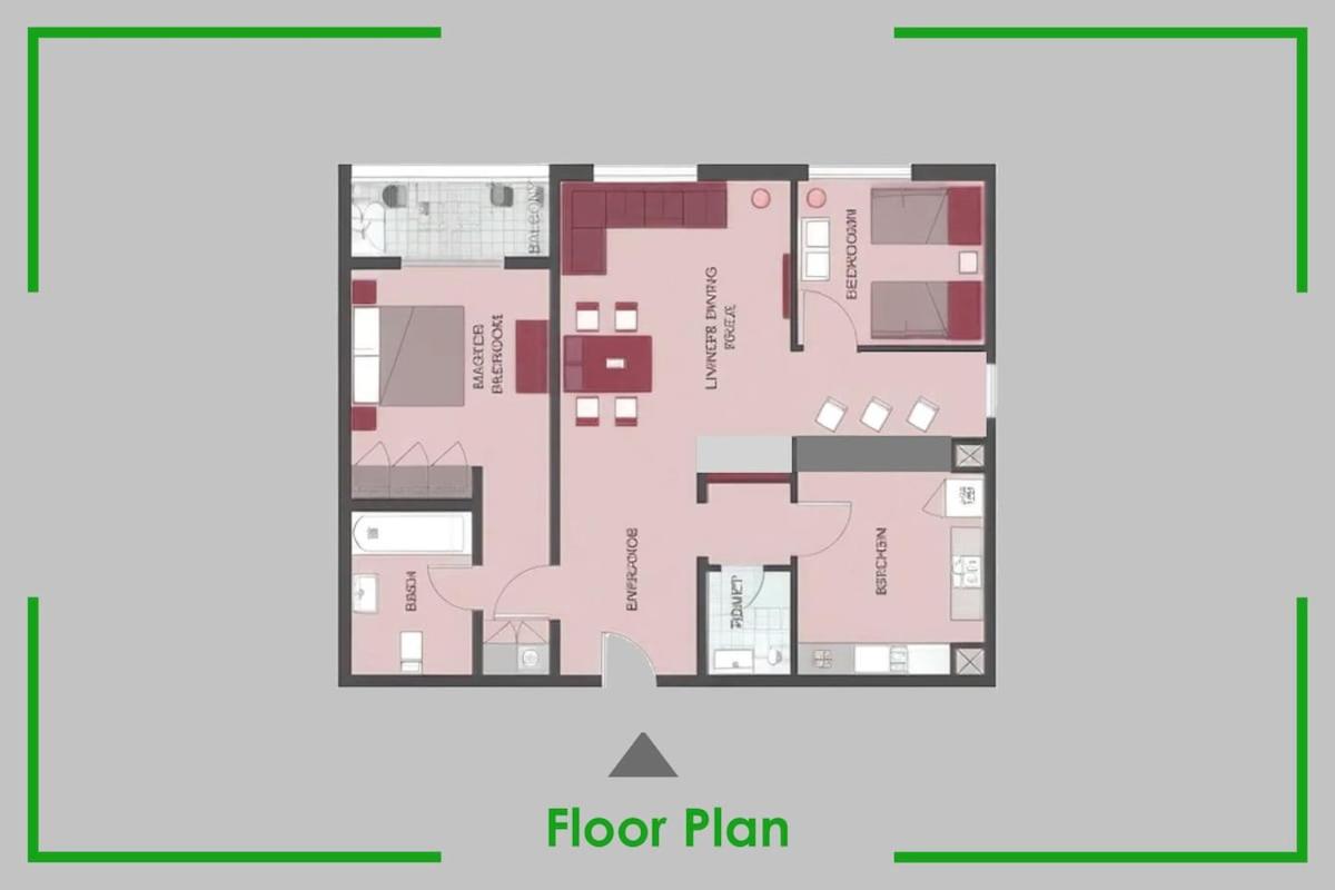 Lusail Big Family House, 2BR in the heart of Lusail-205 - Chambres d'hôtes Lusail
