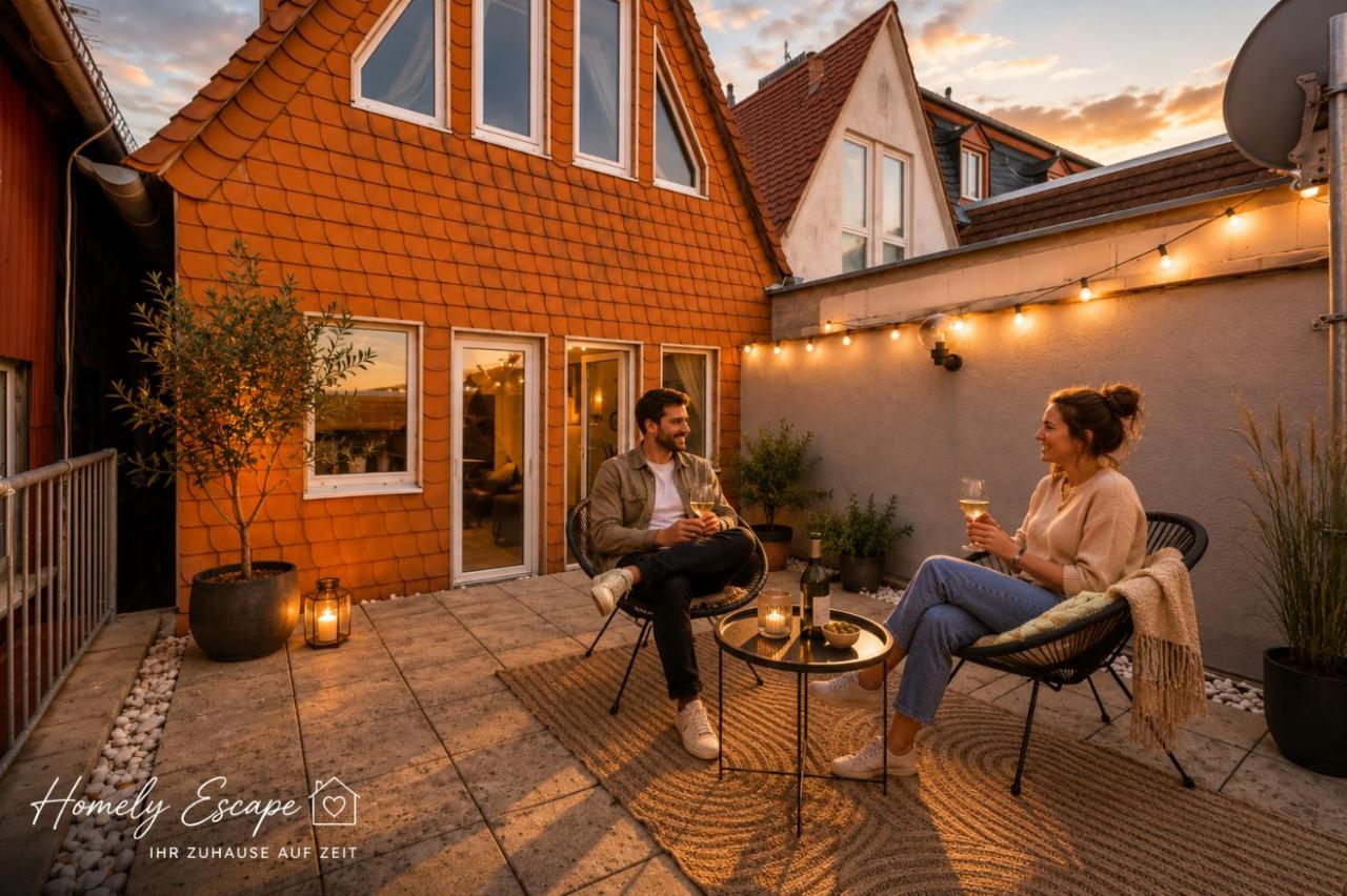 Homely Escape Maisonette Friedberg mit Terrasse - Chambres d'hôtes Friedberg