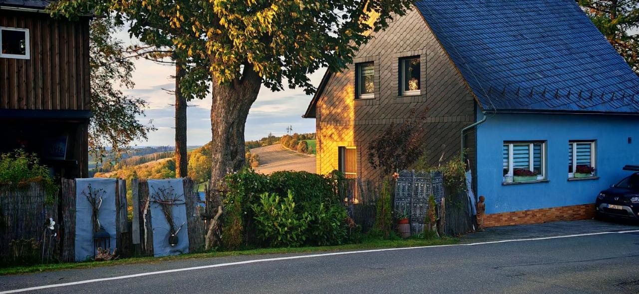 Ferienhaus VILLA ZAUBERBLICK am Rennsteig Frankenwald FREISTEHEND naturnah HUNDEFREUNDLICH eingezäunt - B&B Ludwigsstadt