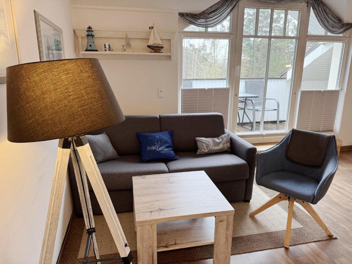 Dünenpark Binz - Komfort Ferienwohnung mit 1 Schlafzimmer und Balkon im Dachgeschoss 283 - B&B Ostseebad Binz