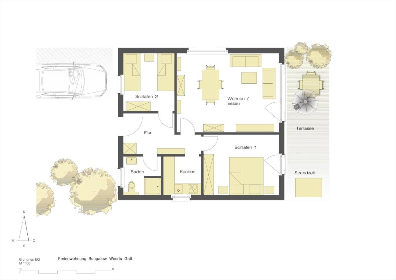 Ferienhaus Weerts Gatt4 - B&B Borkum