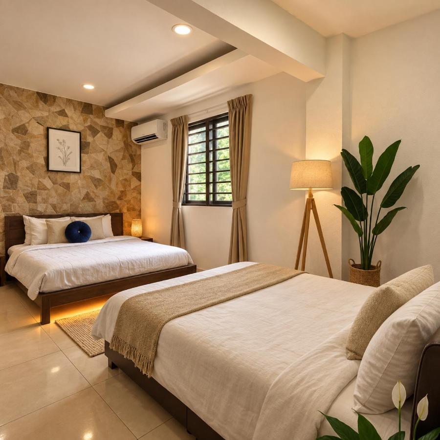 Cozy Suite for 2-6 pax near Kek Lok Si, Penang Hill, Sunshine Central - Chambres d'hôtes Ayer Itam