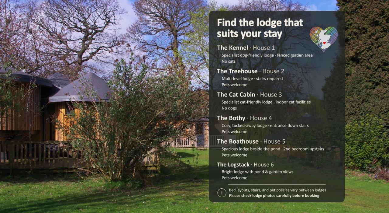 Fun holiday lodges in historic walled garden near Falkirk, Heart of Scotland Holidays - Chambres d'hôtes Falkirk