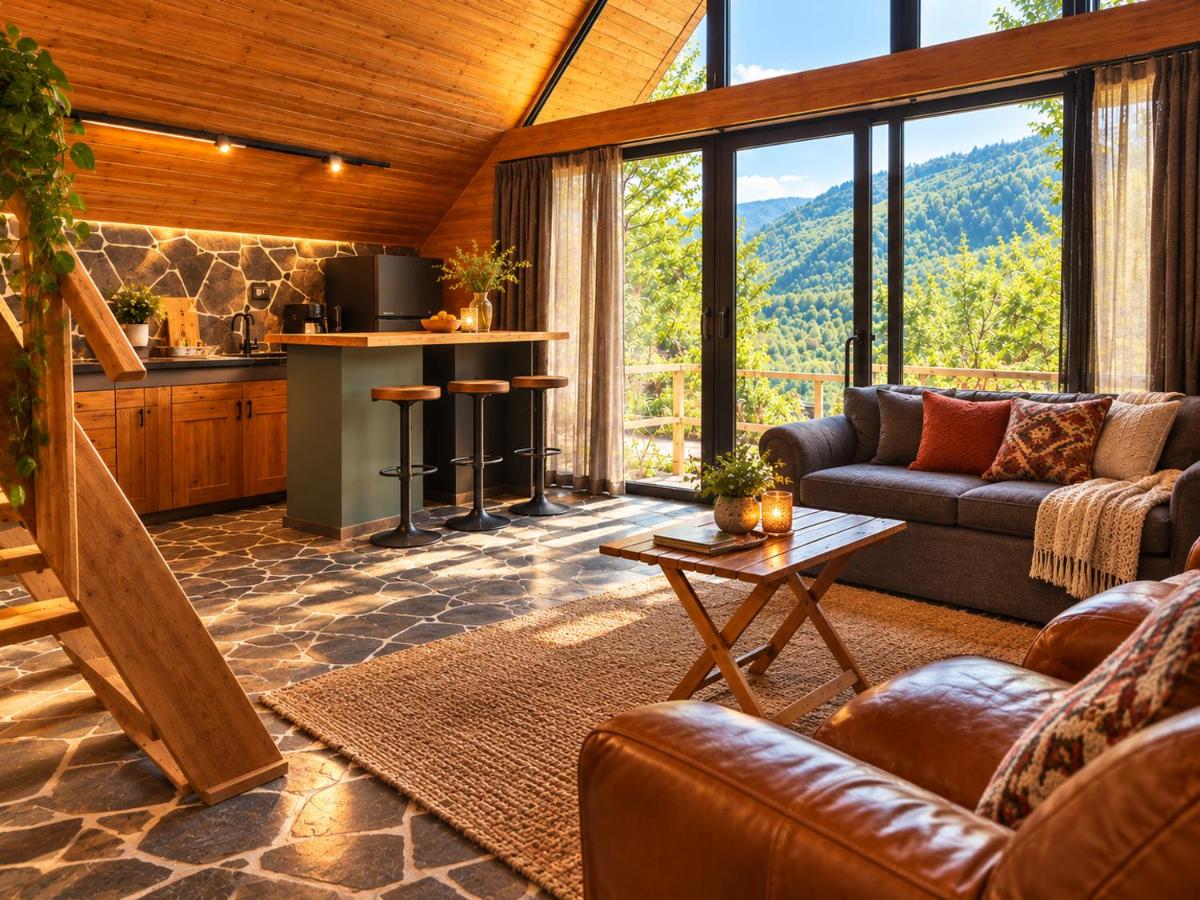 Katskhi Cottage 5 Min to Katskhi Pillar, Private Patio with Pizza Oven - Chambres d'hôtes K’atskhi