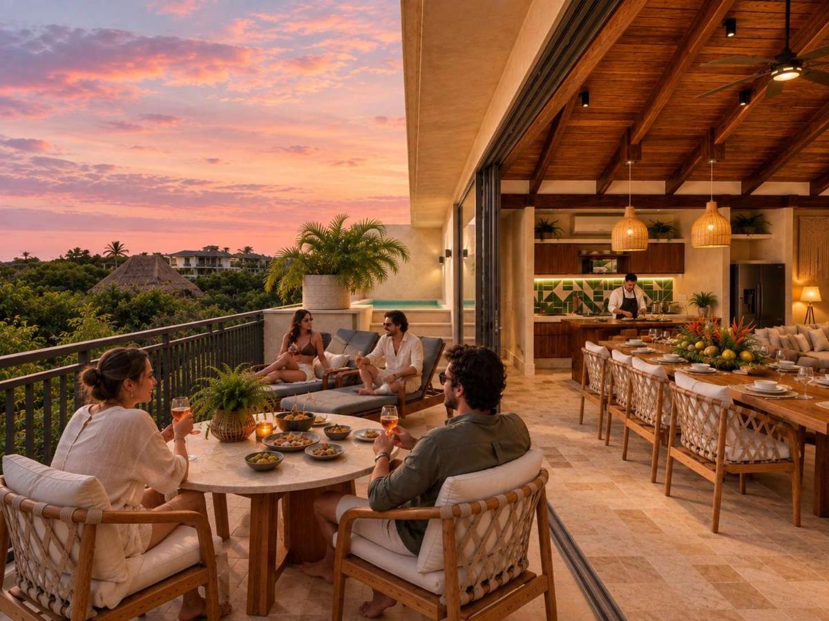 Penthouse with Private Pool Hot & Cold Plunge & Sauna - Chambres d'hôtes Tulum