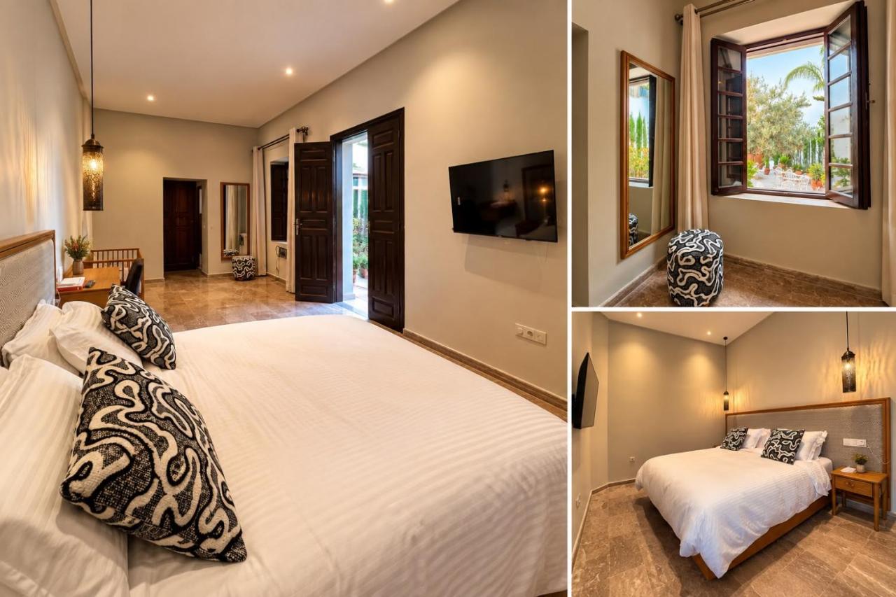 Habitación Triple con vistas al jardín