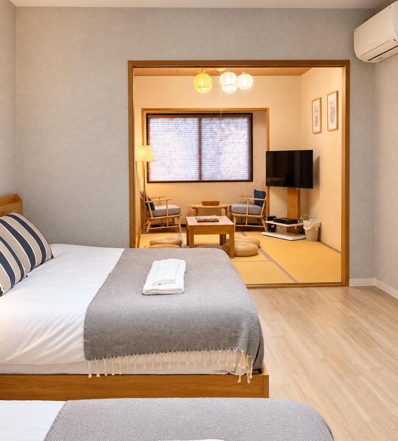 HANA Inn 華宿301 御堂筋線西田辺駅徒歩1分 独立和室付き2寝室 - B&B Osaka