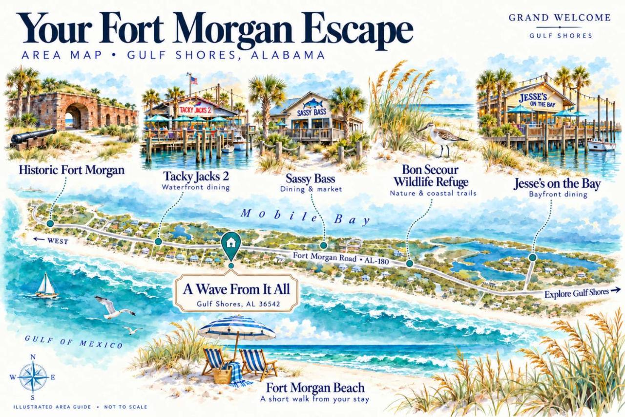 Beachside Coastal Retreat - Pet Friendly with Free Activities - B&B Gulf Shores