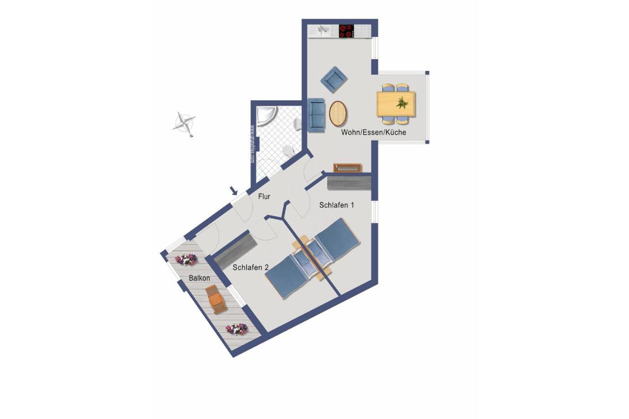 Haus Meerblick 16 - Ferienwohnung Ahlbeck