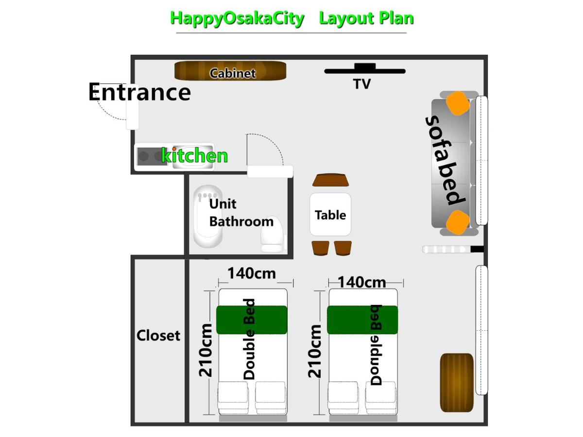 Happy Osaka City - B&B Osaka