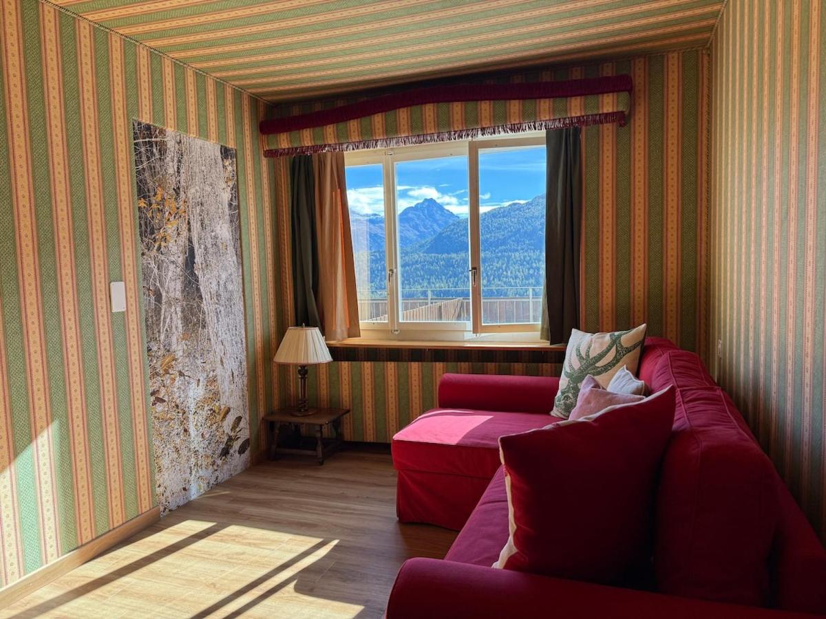 StMoritz Center Vintage Terrace 180 full lake view - Chambres d'hôtes Saint-Moritz
