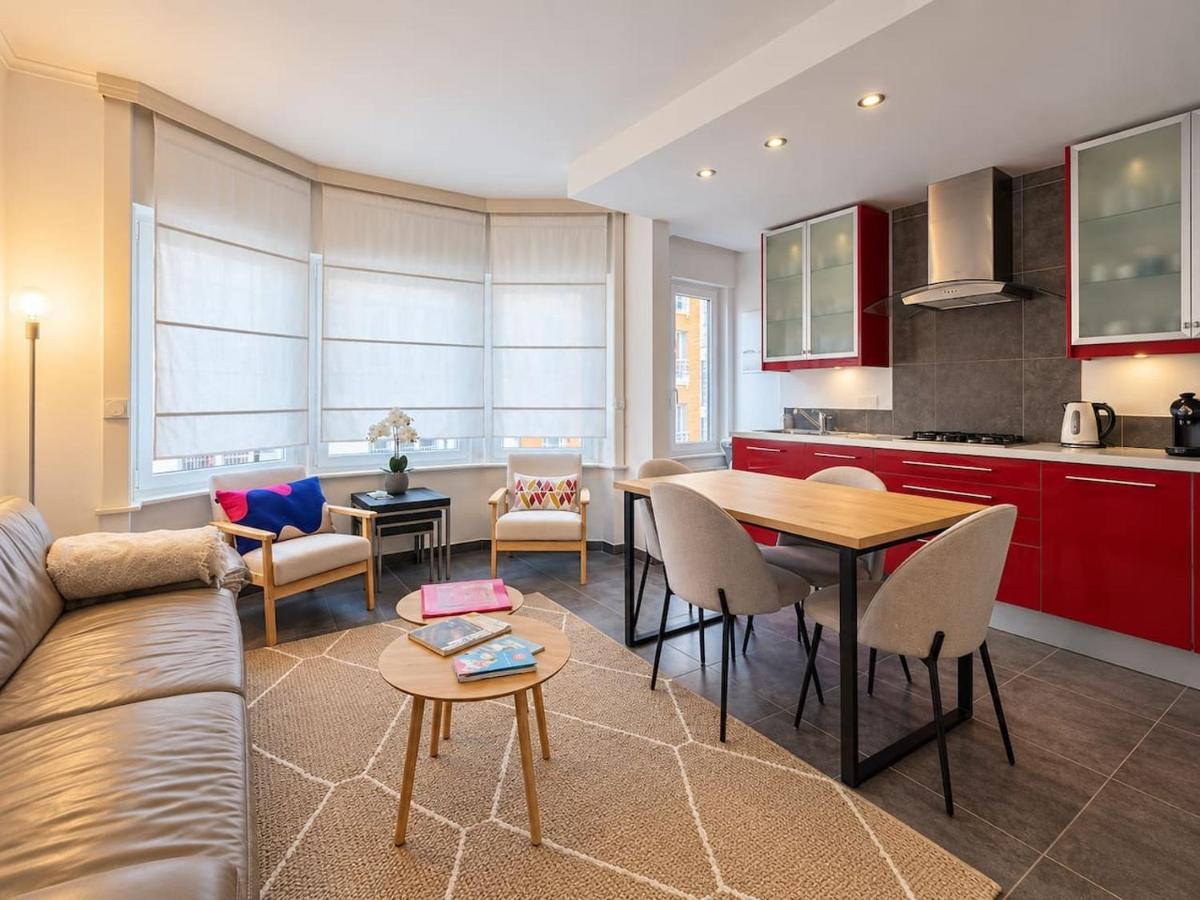 Plage à 50 m · Appart familial 2 ch. · 4 pers. - Ferienwohnung De Panne