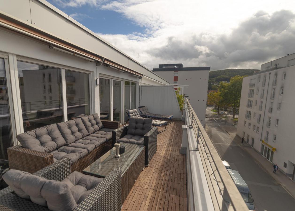 Lieblingsplatz - Dachterrasse und Aufzug im Zentrum - B&B Bad Kissingen