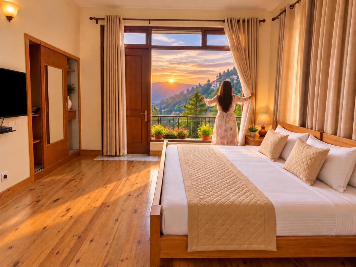 The Meera's - Two bedrooms luxury mountain view villas #balcony #Private kitchen #parking - Bed and Breakfast Kasauli