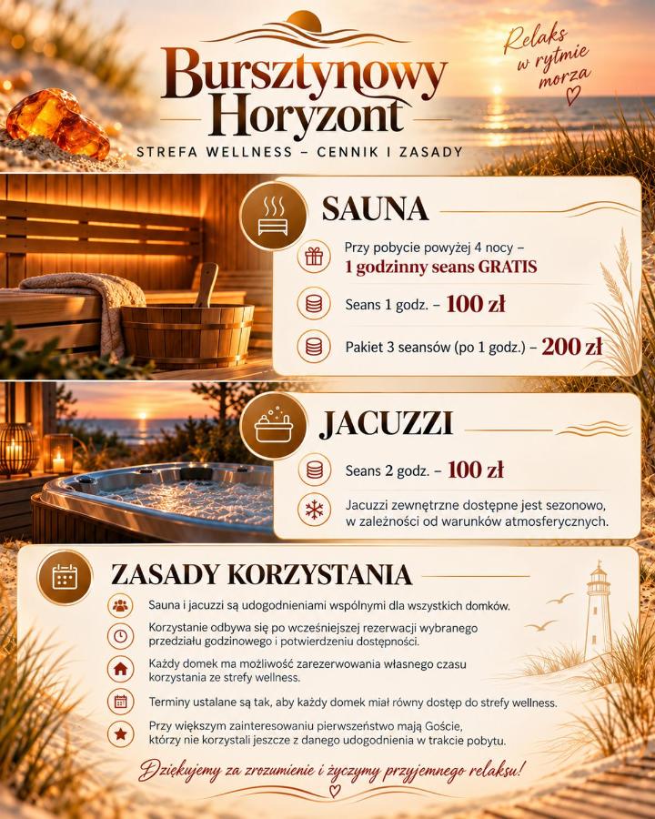 Bursztynowy Horyzont Śliwin obok Rewal , Pobierowo - B&B Śliwin