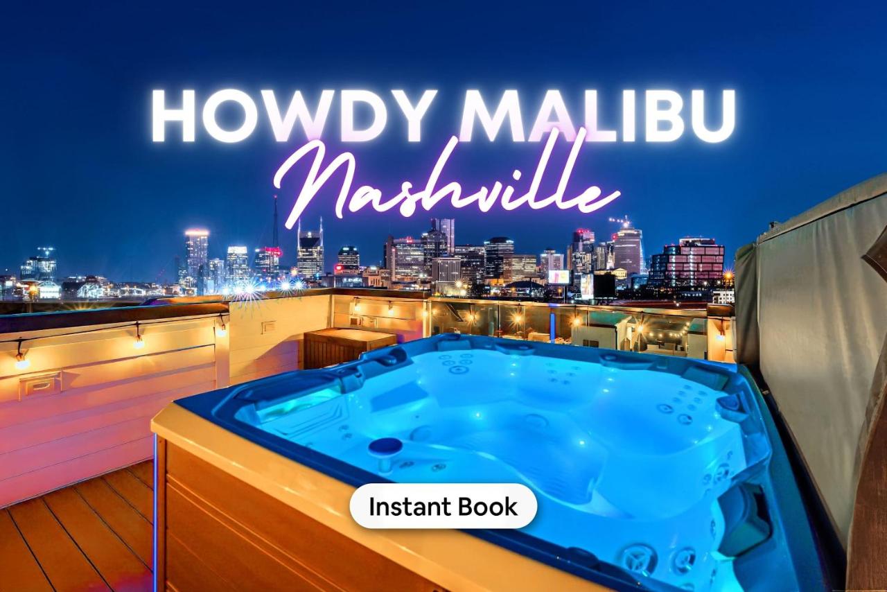 Rooftop Hot Tub City Views Pac-Man Pool Table - B&B Nashville