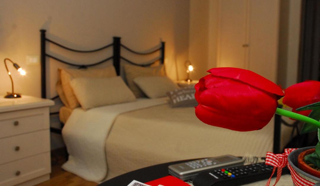 Tweepersoonskamer met 2 Aparte Bedden en Eigen Badkamer