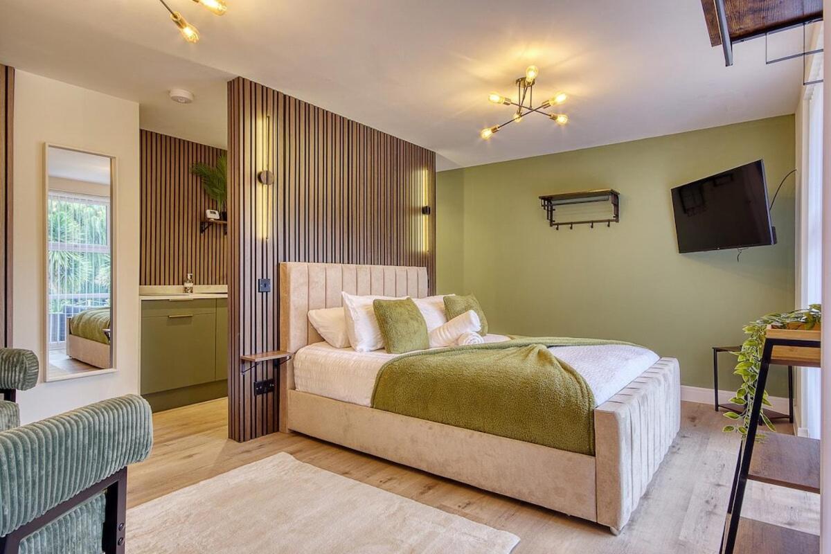 Deluxe Apartment mit 1 Schlafzimmer und Gartenblick