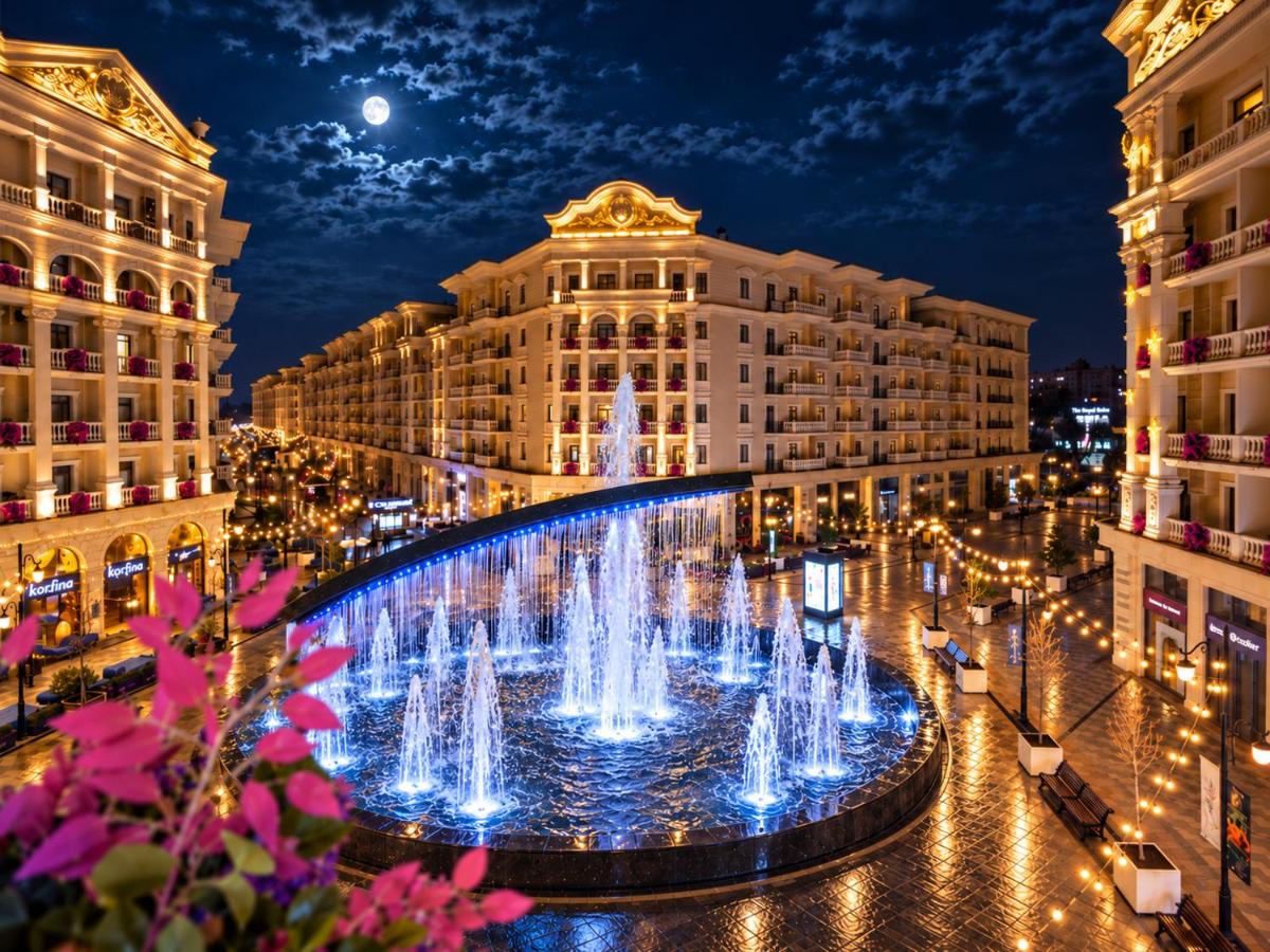 Luxury 98m2, City Boulevard View, Fountain View, Tashkent City - Ferienwohnung Taschkent