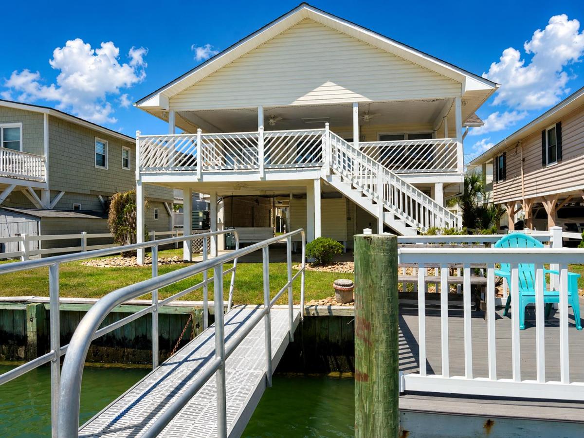 Channel-Front 4BR Home • Private Dock Fishing • Cherry Grove • TipSEA Turtle - Ferienwohnung Myrtle Beach
