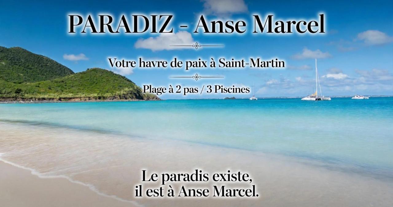PARADIZ- Plage & 3Piscines - Anse Marcel - Ferienwohnung Anse Marcel