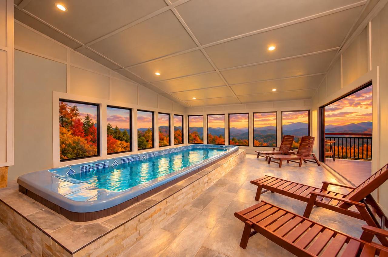 Splashing at the Bluff Indoor Pool, Theater, Arcade, Hot Tub, Sleeps 22 - B&B Sevierville