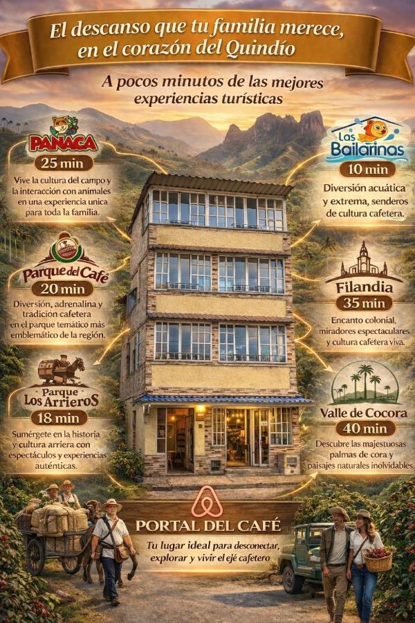 Portal del Café Quindío - Chambres d'hôtes Arménie