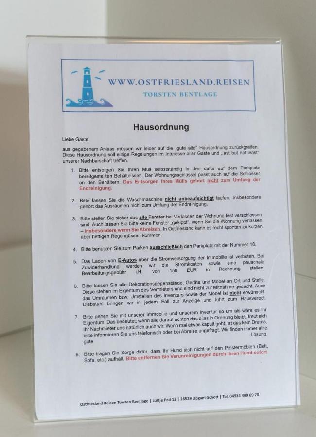 Ferienwohnung Sielblick Dornumersiel - Hundefreundlich - B&B Dornum