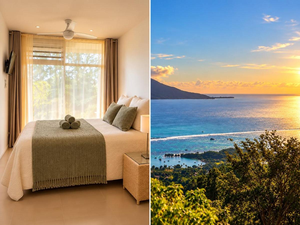 Logement Cosy avec Piscine et Vue Tahiti Punaauia - Ferienwohnung Punaauia