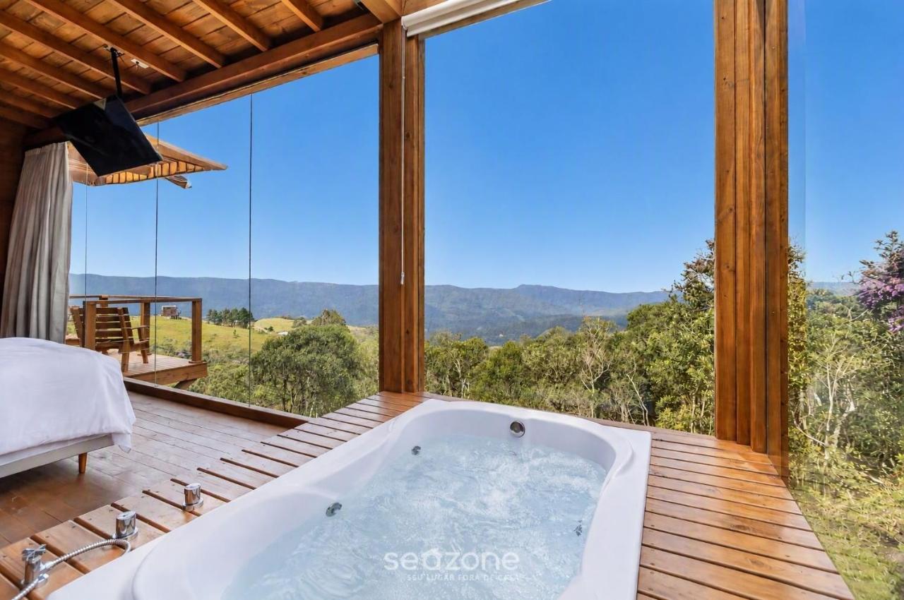 Cabaña con Vista a la Sierra en Anitápolis VST032 - B&B São Paulo dos Pinhais