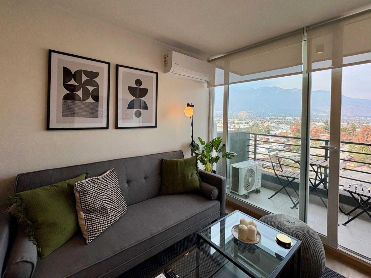 2D Vista Andes - Parking, Piscina y Metro - Ferienwohnung Santiago