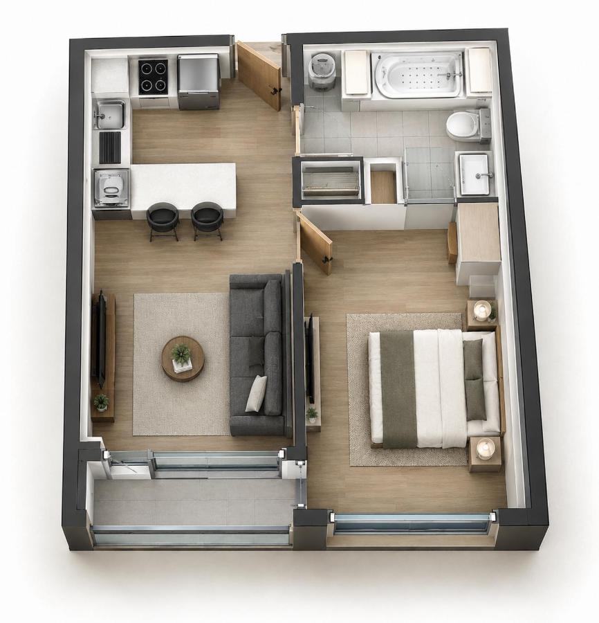 Central y equipado - B&B Osorno