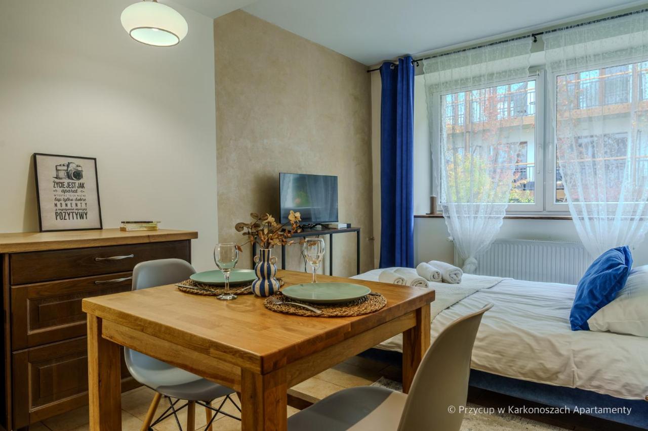 Apartament Świerkowy Szlak przytulne Studio Myśliwska 5a - Przycup w Karkonoszach Apartamenty - Apartament w okolicy centrum oraz wyciągów narciarskich - B&B Karpacz