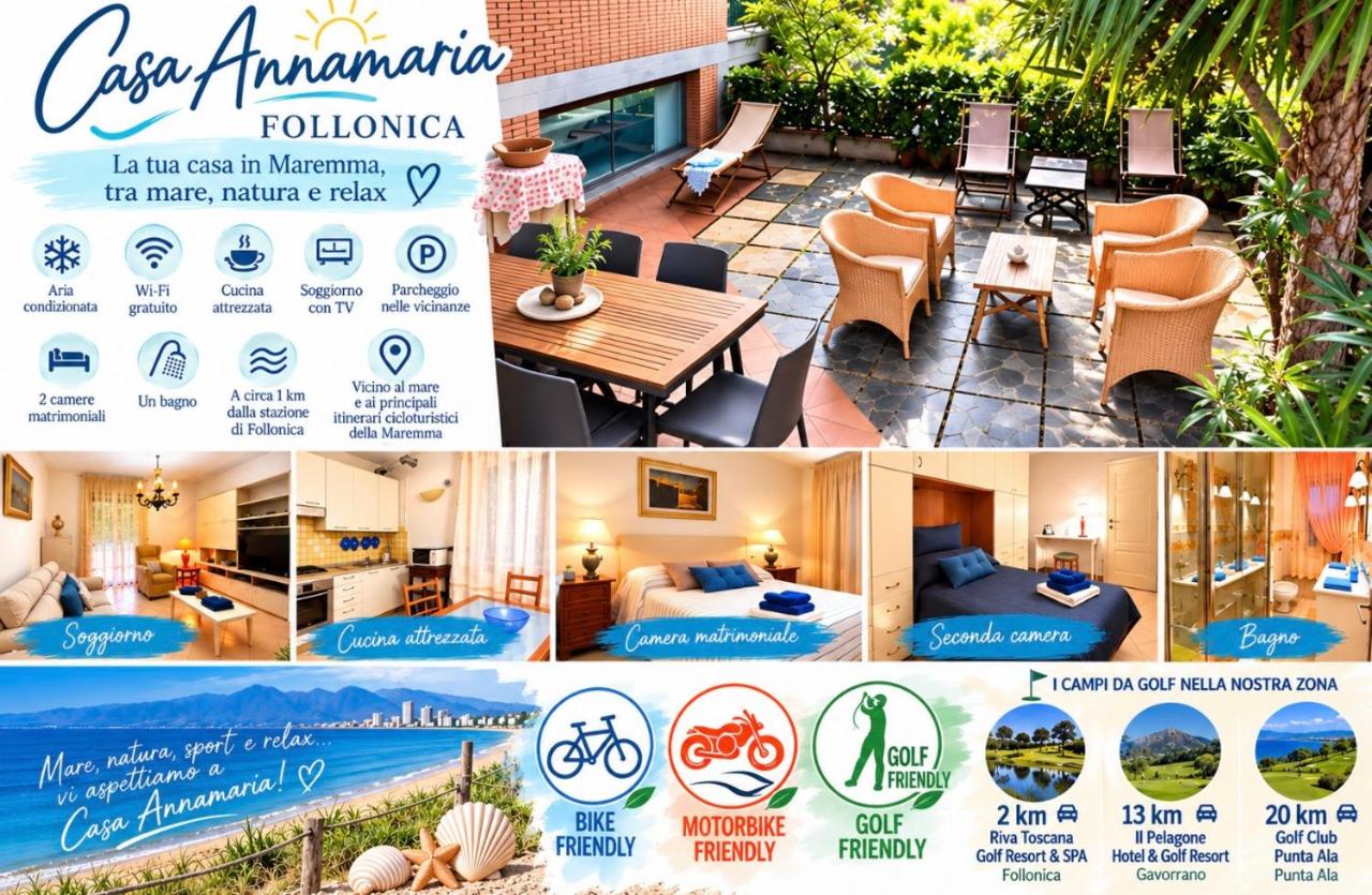 Casa Annamaria BIKE, GOLF & MOTORBIKE FRIDLEY - B&B Follonica